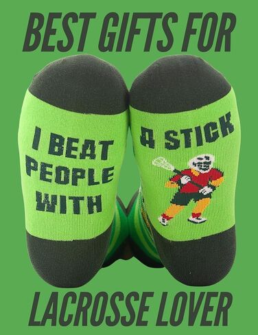 هدايا Innobeta Lacrosse Socks للأولاد ، جوارب طاقم واحدة لعشاق لاكروس لعيد الميلاد in Saudi Arabia