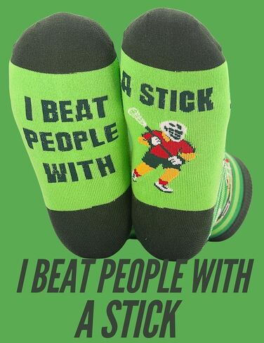 هدايا Innobeta Lacrosse Socks للأولاد ، جوارب طاقم واحدة لعشاق لاكروس لعيد الميلاد in Saudi Arabia