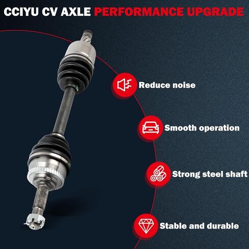 cciyu 66-6128 CV Axle Shaft Assembly Fit 2002-2006 for Nissan Altima 2.5L Front Left Drive Side FWD in Saudi Arabia