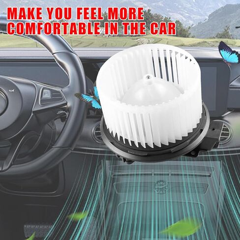 AC Blower Motor Fan Replacement Fits for 2012-2019 for Ford Explorer, Flex, Taurus, Police Interceptor Sedan Utility, for Lincoln MKS/MKT- HVAC Heater Blower Motor Assembly Front, Replace 700274 in Kuwait