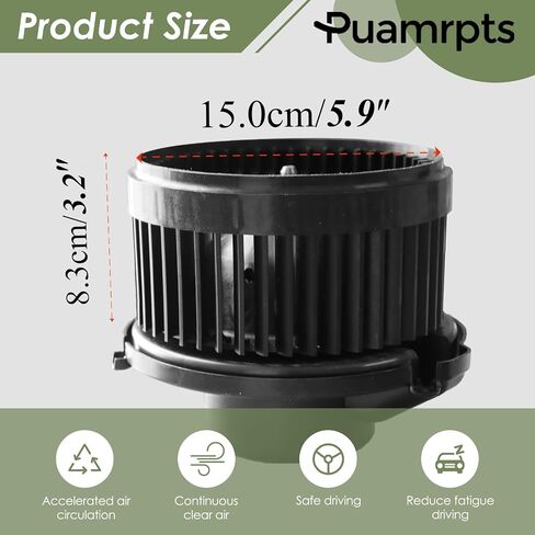AC Heater Blower Motor Assembly - Compatible with Chevy Equinox 2006-2017, Captiva Sport 2012-2015 - Replace# 700211 in Saudi Arabia