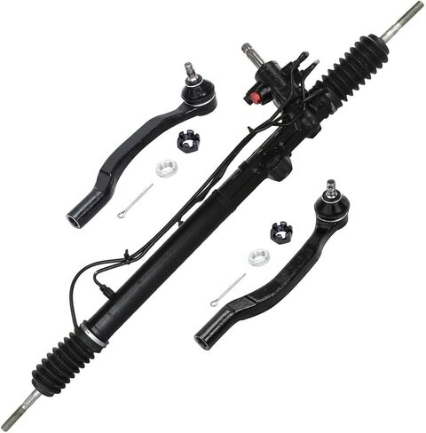 Detroit Axle - حامل توجيه الطاقة ومرن + قضبان التعادل الخارجي بديل لـ Honda Accord Acura CL 4 Cylinder - 3pc مجموعة in Saudi Arabia