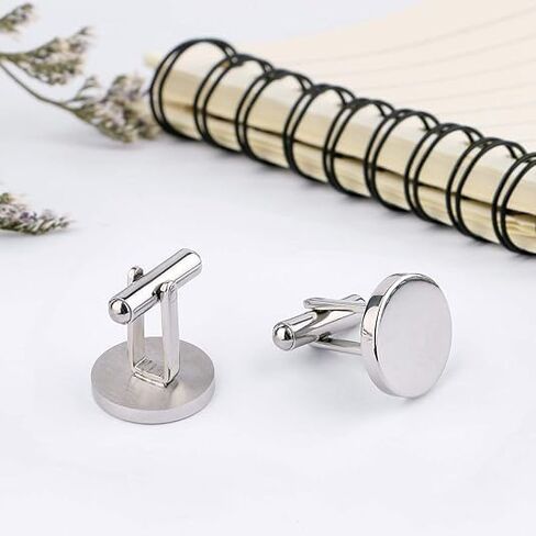 Cufflinks and Tie Clip Set for Men Personalized Cuff Links Business Wedding Father's Day Gift in Saudi Arabia