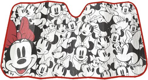 Plasticolor 003786R01 Disney Minnie Mouse Expressions Accordion Bubble Sunshade, 1 Pack in Saudi Arabia
