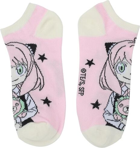Bioworld Spy X Family Anya Facial Expressions Women's 5-Pair Ankle Socks in Saudi Arabia