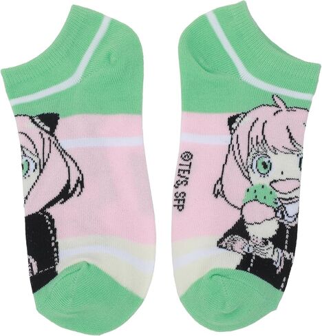 Bioworld Spy X Family Anya Facial Expressions Women's 5-Pair Ankle Socks in Saudi Arabia