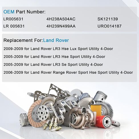 LR005631 مجموعة إسكان ترموستات المحرك مع المستشعر (4.4L فقط) لـ Land Rover LR3 2005 2007 2007 2009 ، Range Rover Sport 2006 2007 2008 ، 4H238A504AC 4H238594AC in Kuwait