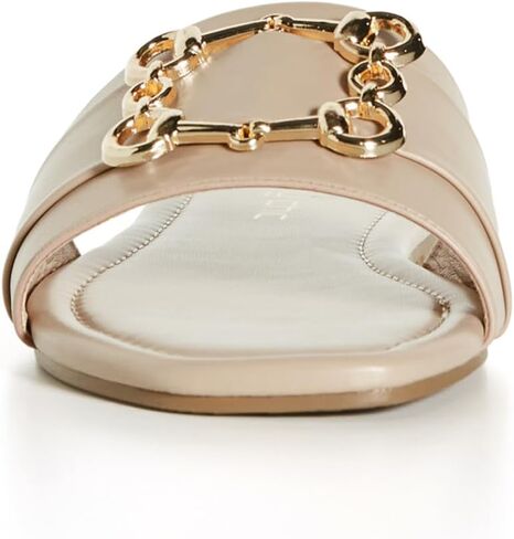 City Chic Women's Apparel Women's WIDE FIT PLUS SIZE SLIDE BEJEWEL Sandal, NUDE, 13 in Saudi Arabia