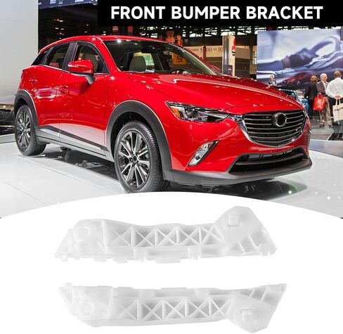 1 Pair Left and Right Side Front Bumper Bracket Bumper Retainer Support - Compatible for Mazda CX-9 Grand Touring, Sport, Touring 3.5L V6 - Gas 2007 - 2015 - Replace Part TD11500U1F in Saudi Arabia