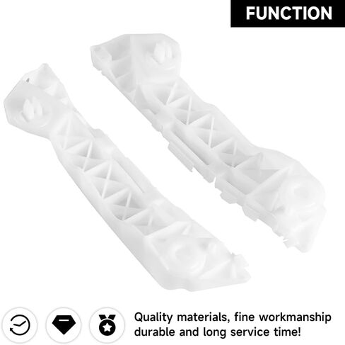 1 Pair Left and Right Side Front Bumper Bracket Bumper Retainer Support - Compatible for Mazda CX-9 Grand Touring, Sport, Touring 3.5L V6 - Gas 2007 - 2015 - Replace Part TD11500U1F in Saudi Arabia