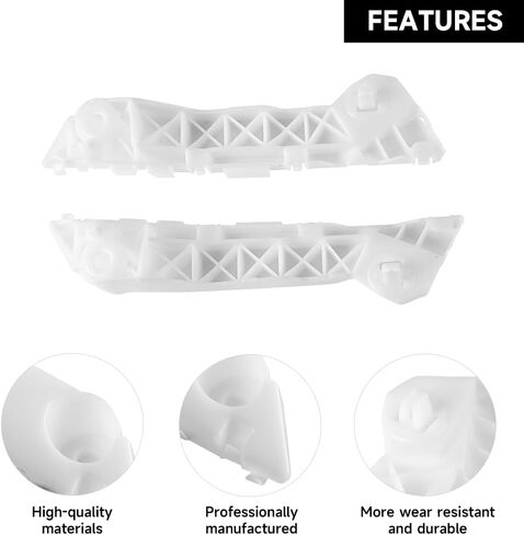 1 Pair Left and Right Side Front Bumper Bracket Bumper Retainer Support - Compatible for Mazda CX-9 Grand Touring, Sport, Touring 3.5L V6 - Gas 2007 - 2015 - Replace Part TD11500U1F in Saudi Arabia