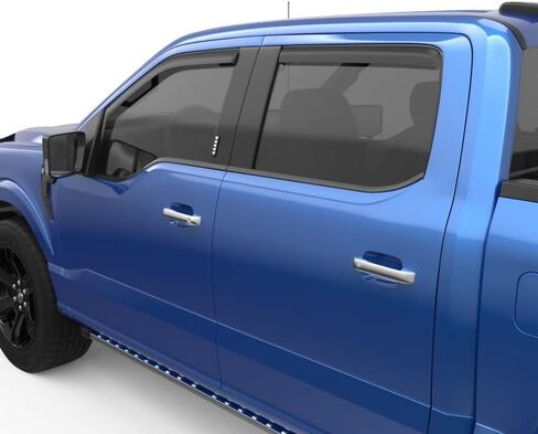 EGR 573491 في قناة Window Vissors الأمامية والخلفية مجموعة الدخان الداكن لاختيار نماذج فورد in Saudi Arabia