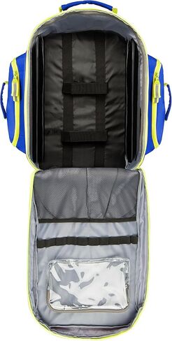 Scherber تم تجهيزه بالكامل Premium First Responder Backpack | EMT/EMS Medic Trauma ، نزيف وأوكسجين الطقم الطبي | Cat Tourniquet ، Quikclot 4x4 ، Hyfin Chest Seal & 250+ لوازم الإسعافات الأولية - الأزرق in Saudi Arabia