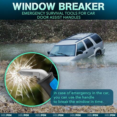 مقبض باب السيارة لكبار السن - مساعدة مقبض دعم السيارة للمعاقين، مقبض باب دعم تلقائي محمول، أدوات مساعدة على الحركة الدائمة لكبار السن، المعاقين، المصابين، رمادي فاتح + أسود داكن in Kuwait