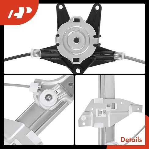 A-Premium Electric Power Window Regulator with Motor Compatible with Ford F-250 Super Duty 2013-2016, F-350 Super Duty, F-650 F650, F-750, F-450 Super Duty, F-550 Super Duty, Rear Left Driver Side in Saudi Arabia