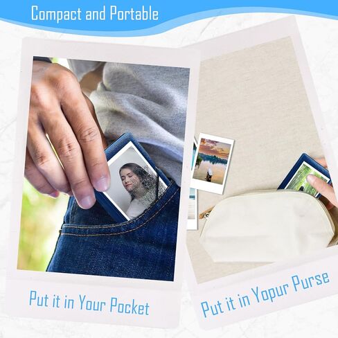 32 Pockets Instax Mini Photo Album, 2x3 Wallet Size Photo Album, Polaroid Photo Album Book, Instant Print Photo Album for Fujifilm Instax Mini, Polaroid Snap Camera, Kpop Photocard Holder, Mint Green in Kuwait