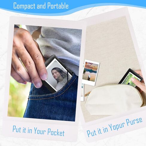 32 Pockets Instax Mini Photo Album, 2x3 Wallet Size Photo Album, Polaroid Photo Album Book, Instant Print Photo Album for Fujifilm Instax Mini, Polaroid Snap Camera, Kpop Photocard Holder, Mint Green in Kuwait