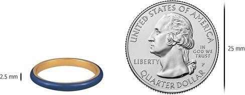 Juliette Collection Gold Multicolor Multicalor Modern Rings for Women بالألوان والأحجام in Kuwait