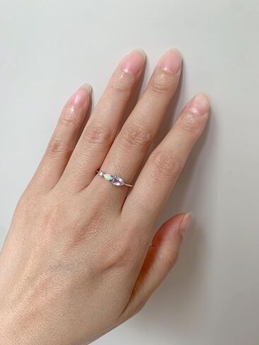 تصريحات لذيذ حلقات للنساء غير القابلة للتكديس خفيفة الوزن خفيفة الوزن آرت ديكو ثلاثة حجر الزفاف مجوهرات الخطوبة المجوهرات in Kuwait