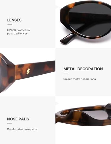 نظارات شمسية مستقطبة من Sojos Retro Retro للنساء للنساء Cat Cat Eye العصرية عتيقة الظلال UV400 in Kuwait