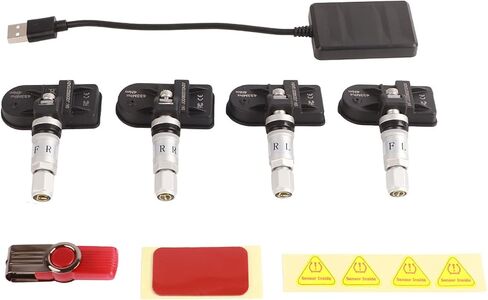 مجموعة نظام مراقبة ضغط الإطارات ، Car USB المستشعرات الداخلية للسيارات ، مراقبة الضغط على نظام مراقبة نظام الاستبدال التلقائي لمراقبة سلامة السيارات لعرض Android Car Maving in Saudi Arabia