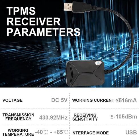 مجموعة نظام مراقبة ضغط الإطارات ، Car USB المستشعرات الداخلية للسيارات ، مراقبة الضغط على نظام مراقبة نظام الاستبدال التلقائي لمراقبة سلامة السيارات لعرض Android Car Maving in Saudi Arabia