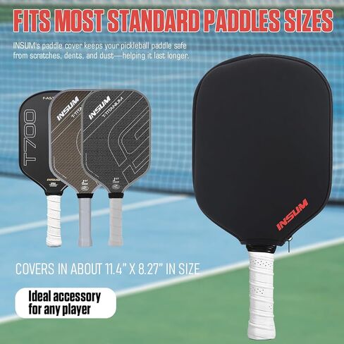 Premium Pickleball Paddle Cover Case | Durable Material Pickleball Covers Bag | Fits All Shapes Single Paddles in Saudi Arabia