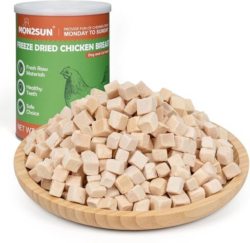 MON2SUN Freeze-Dried Chicken Treats for Dogs and Cats, 10.6 oz in Saudi Arabia