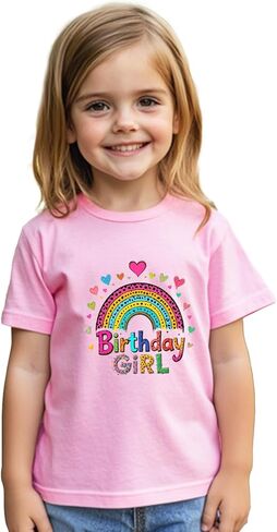 عيد ميلاد فتاة قميص الفتيات هدية عيد ميلاد هدية 2nd 3rd 4th 5th 6th 8th طفل صغير in Kuwait