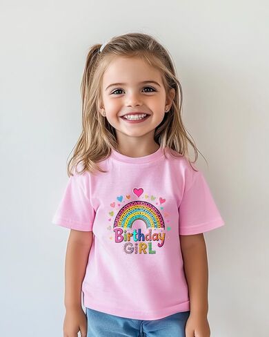 عيد ميلاد فتاة قميص الفتيات هدية عيد ميلاد هدية 2nd 3rd 4th 5th 6th 8th طفل صغير in Kuwait