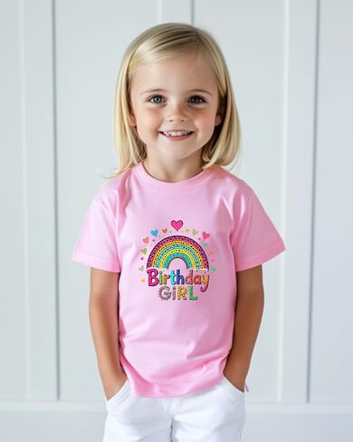 عيد ميلاد فتاة قميص الفتيات هدية عيد ميلاد هدية 2nd 3rd 4th 5th 6th 8th طفل صغير in Kuwait