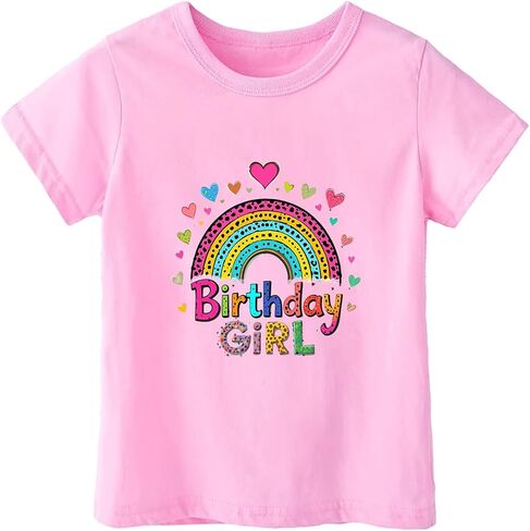 عيد ميلاد فتاة قميص الفتيات هدية عيد ميلاد هدية 2nd 3rd 4th 5th 6th 8th طفل صغير in Kuwait