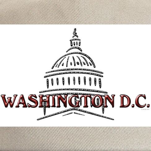 CafePress Washington DC Cap Adjustable Baseball Cap in Saudi Arabia