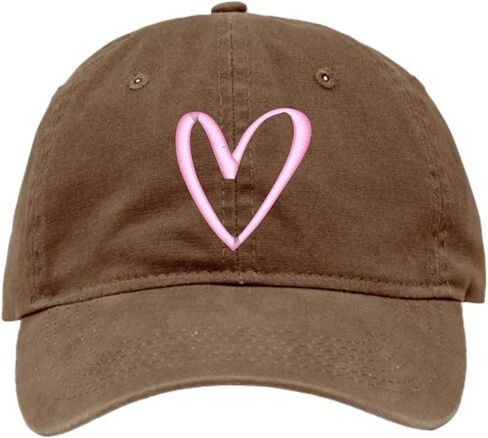 Go All Out Cute Abstract Heart Dad Deluxe Trucker Flatbill Baseball Structured Embroidered Hat in Saudi Arabia