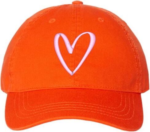 Go All Out Cute Abstract Heart Dad Deluxe Trucker Flatbill Baseball Structured Embroidered Hat in Saudi Arabia