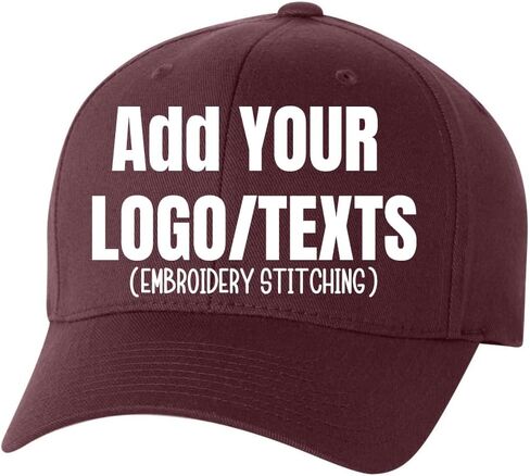INK STITCH 6277 Custom Embroidery Logo Texts Personalized Cotton Blend Caps in Saudi Arabia