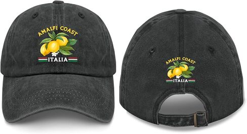 مصنوعة في الولايات المتحدة Amalfi Coast Town Italian Italian Italy Hat للسيدات للبيسبول Cap Soft Soft Rashed in Saudi Arabia