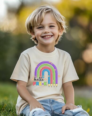 First Day of Pre-K Shirt – Toddler Boys and Girls Short Sleeve Back to School Outfit, 2T-5T in Saudi Arabia