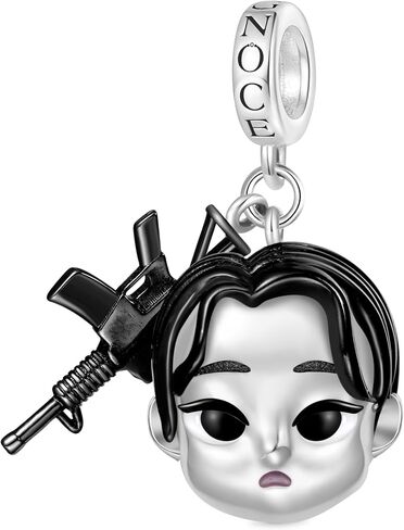 GNOCE WALKY DEAD GLENN RHEE Pendant Dangle Charm for Women ، S925 Sterling Silver Dangle Charms for Women ، Valentine's Day ، Halloween Jewelry in Saudi Arabia