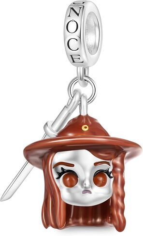GNOCE Walking Dead Judith Grimes Pendant Dangle Charm for Women, S925 Sterling Silver Dangle Charms for Women Wife, Valentine‘s Day, Halloween Jewelry in Saudi Arabia