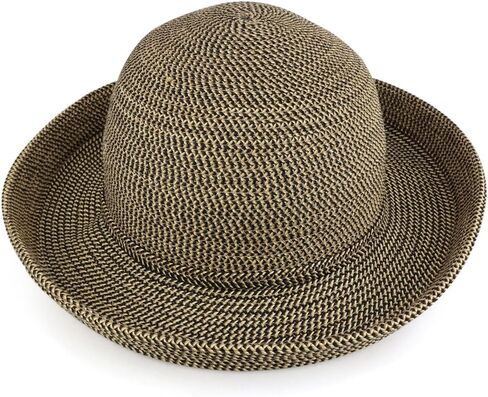 Trendy Apparel Shop Ladies Large Kettle Brim Stylish Paper Braid Summer Hat in Saudi Arabia