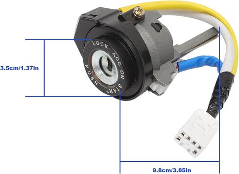 Upgraded Ignition Lock Cylinder Starter Switch Fits Forte 2019-2021, Soul 2019-2022, Seltos 2021-2023, gnition Cylinder Assembly, Replaces 81910-M7110 81900-M7E00 in Saudi Arabia