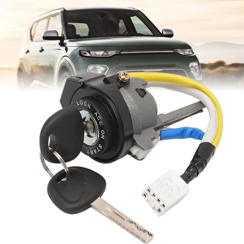 Upgraded Ignition Lock Cylinder Starter Switch Fits Forte 2019-2021, Soul 2019-2022, Seltos 2021-2023, gnition Cylinder Assembly, Replaces 81910-M7110 81900-M7E00 in Saudi Arabia