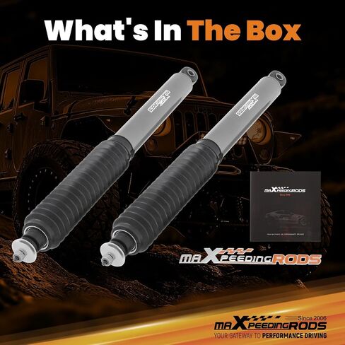 MaxPeedingRods 0.5-2.5 "امتصاص الصدمات الأمامية لجيب Wrangler JK JKU 2007-2018 ، إصدار G1 in Saudi Arabia