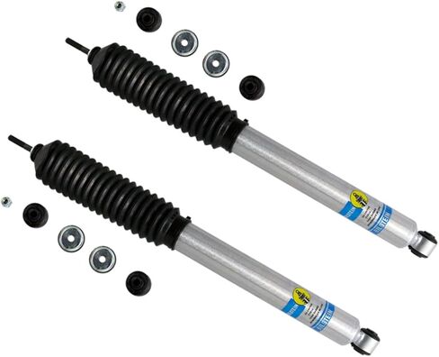 Bilstein Set of Front and Rear 5100 Shocks and Steering Stabilizer fits 2007-2017 Wrangler with 1.5-3" Front and Rear Lift | Left Hand Drive Models Only | Includes TrendsAuto Decal in Saudi Arabia