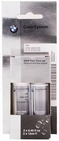 مجموعة عصا الطلاء BMW Touch-Up (Basecoat Plus ClearCoat) غير قابلة للإرجاع in Saudi Arabia