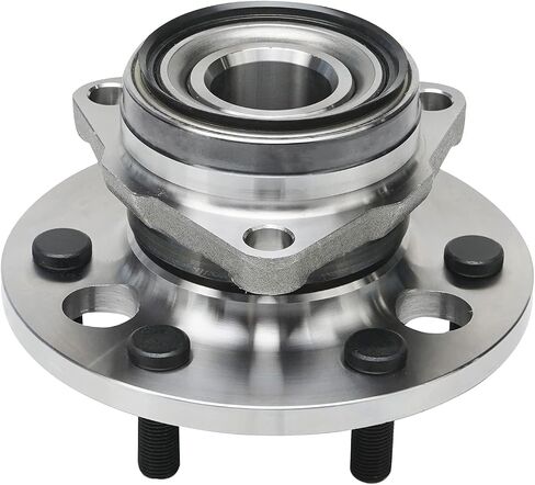 Detroit Axle - 6 Lugs Front Wheel Hubs لـ Chevy GMC K1500 K2500 Suburban Blazer Yukon ، محمل العجلات البديلة ومجموعة مجموعة المحاور ، محاور الزوجين in Kuwait