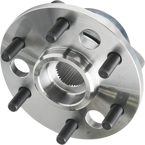 Detroit Axle - 6 Lugs Front Wheel Hubs لـ Chevy GMC K1500 K2500 Suburban Blazer Yukon ، محمل العجلات البديلة ومجموعة مجموعة المحاور ، محاور الزوجين in Kuwait
