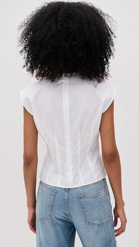 Rag & Bone Women's Ines Poplin Top in Saudi Arabia
