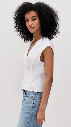 Rag & Bone Women's Ines Poplin Top in Saudi Arabia